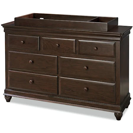 7-Drawer Dresser with Changing Station